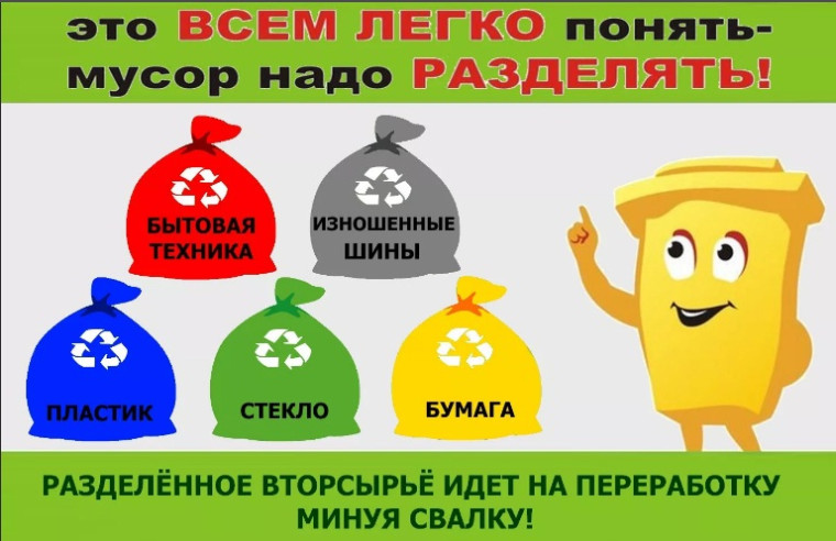 Сортировать отходы - просто.